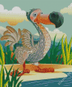 Cartoon Dodo Bird Diamond Paintings