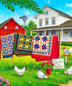 Chicken Farm Diamond Paintings