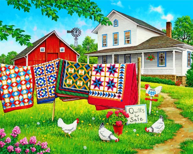 Chicken Farm Diamond Paintings