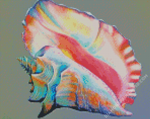 Colorful Conch Shell Diamond Paintings