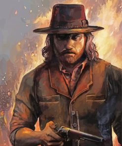 Cullen Bohannon Hell On Wheels Diamond Paintings