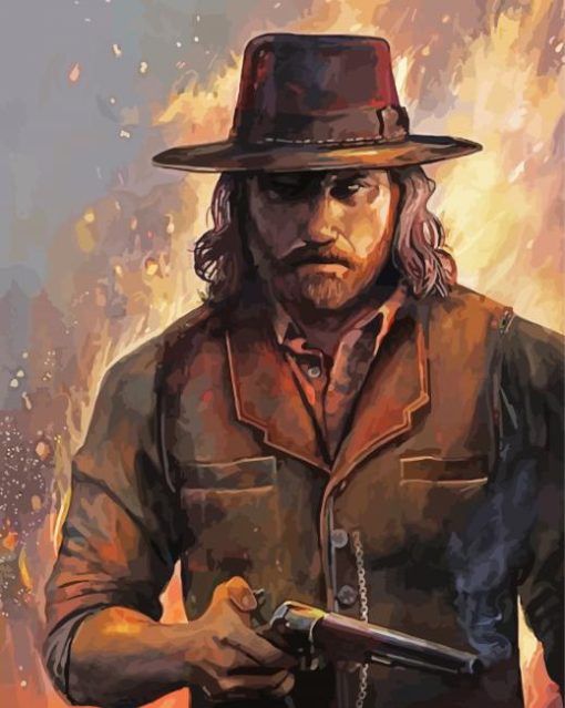 Cullen Bohannon Hell On Wheels Diamond Paintings