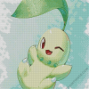 Cute Chikorita Art Diamond Paintings