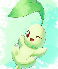 Cute Chikorita Art Diamond Paintings