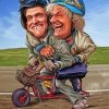 Dumb And Dumber Caricature Film Diamond Paintings