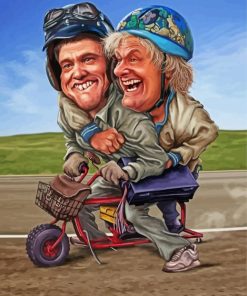 Dumb And Dumber Caricature Film Diamond Paintings