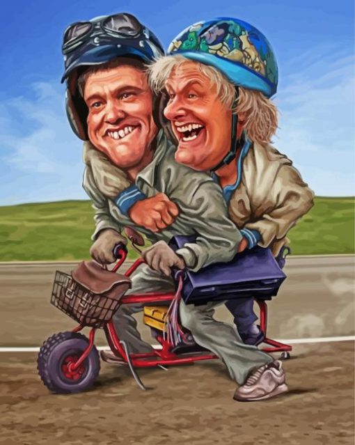 Dumb And Dumber Caricature Film Diamond Paintings