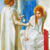 Ecce Ancilla Domini Rossetti Diamond Paintings