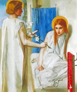 Ecce Ancilla Domini Rossetti Diamond Paintings