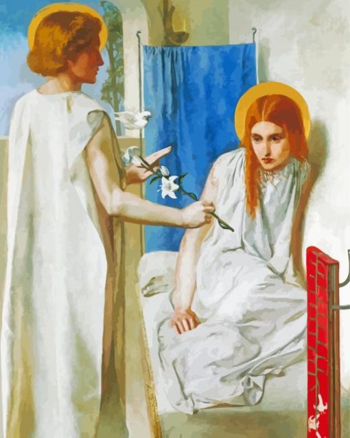 Ecce Ancilla Domini Rossetti Diamond Paintings