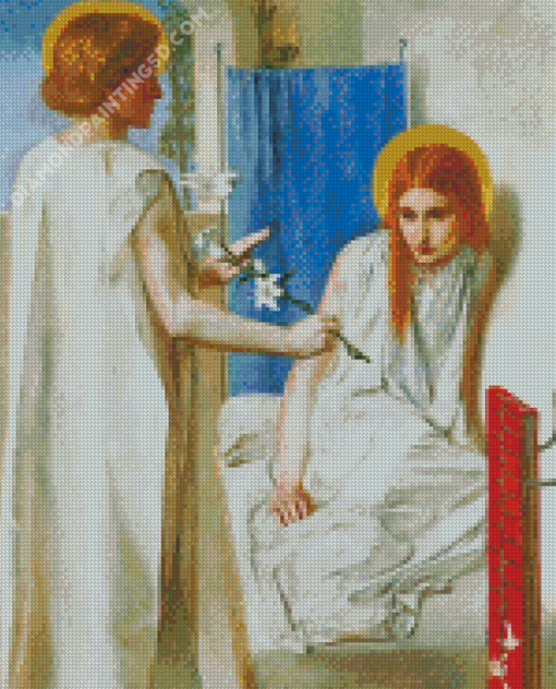 Ecce Ancilla Domini Rossetti Diamond Paintings