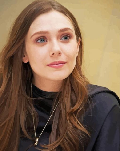 Elizabeth Olsen Illustration Diamond Paintings