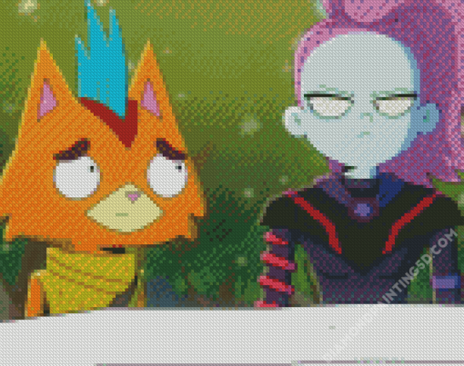 Final Space Characters Diamond Paintings