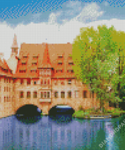 Fleischbrücke Nurnberg Diamond Paintings