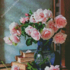 Flower Vase Still Life Artwork Diamond Paintings