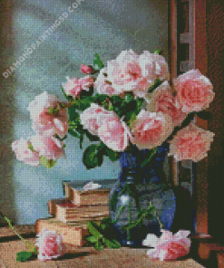 Flower Vase Still Life Artwork Diamond Paintings