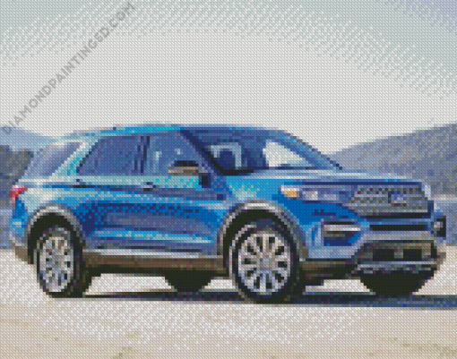 Ford Explorer Car Diamond Paintings