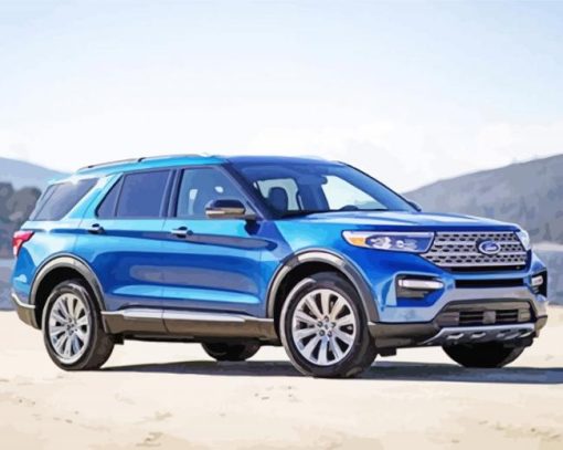 Ford Explorer Car Diamond Paintings