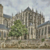 France Le Mans Cathedral Diamond Paintings