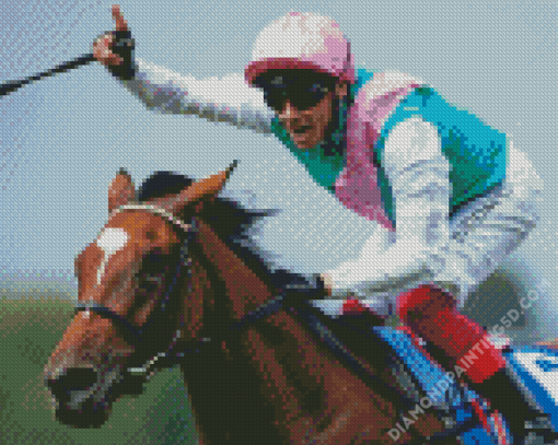 Frankie Dettori The Italian Jockey Diamond Paintings