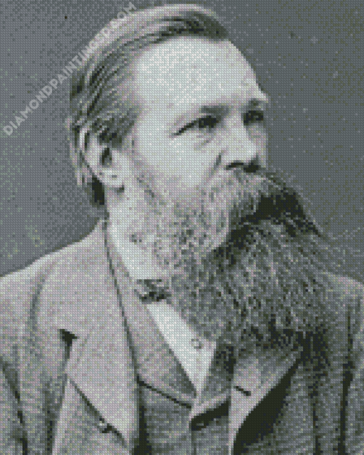 Friedrich Engels Philosopher Diamond Paintings