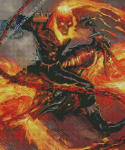 Ghost Rider Marvel Art Diamond Paintings