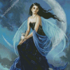 Girl On The Moon Diamond Paintings