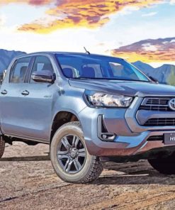 Grey Hilux Diamond Paintings