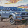 Grey Hilux Diamond Paintings