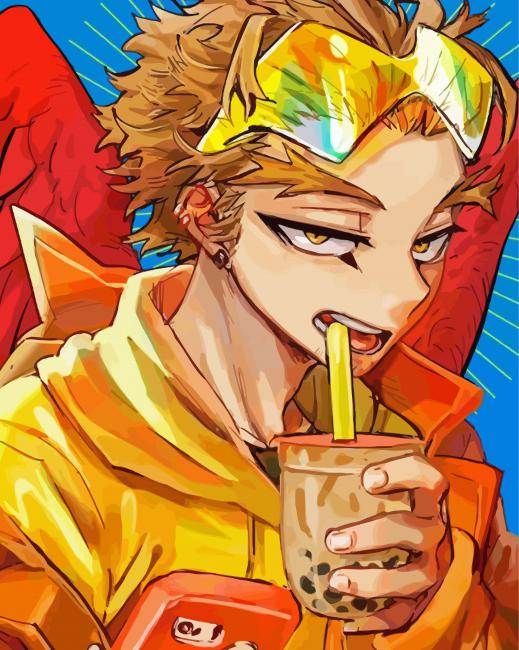 Hawks Mha Anime Character Diamond Painting - DiamondPainting5d.com