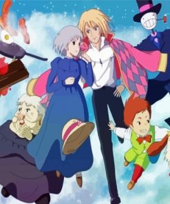 Howls Moving Castle Diamond Paintings