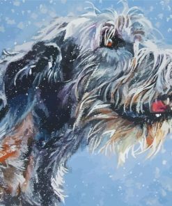 Irish Wolfhound Dog Art Diamond Paintings