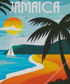 Jamaica Poster Diamond Paintings