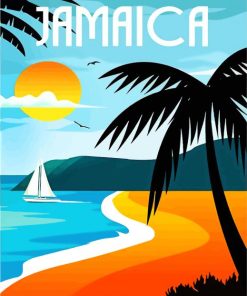 Jamaica Poster Diamond Paintings