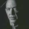 Jk Simmons in Black And White Diamond Paintings