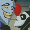 Joker And Harley Cartoon Diamond Paintings