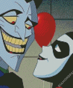 Joker And Harley Cartoon Diamond Paintings