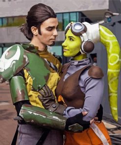 Kanan Jarrus And Hera Syndulla Diamond Paintings