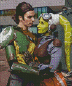 Kanan Jarrus And Hera Syndulla Diamond Paintings