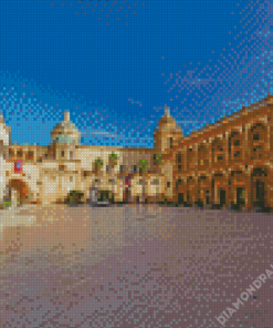 Kasbah Building in Mazara del Vallo Italy Diamond Paintings