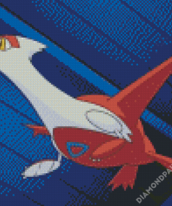 Latias Pokemon Species Diamond Paintings