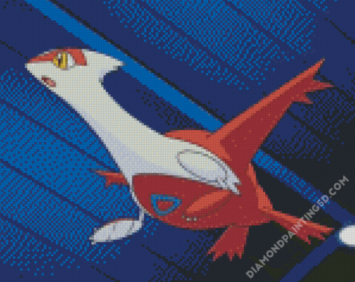 Latias Pokemon Species Diamond Paintings