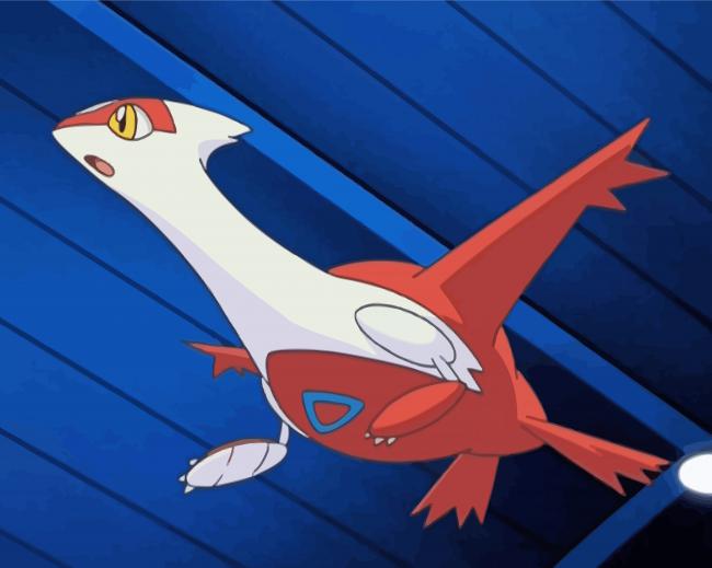 Latias Pokemon Species Diamond Paintings