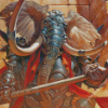 Loxodon DND Character Diamond Paintings