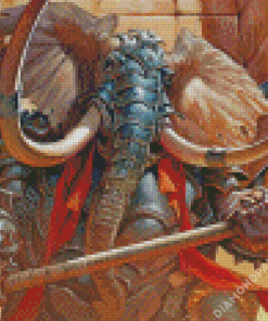 Loxodon DND Character Diamond Paintings