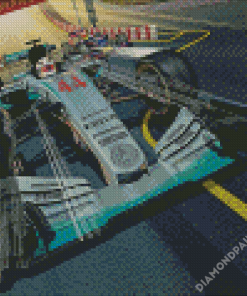 Mercedes F1 Racing Diamond Paintings