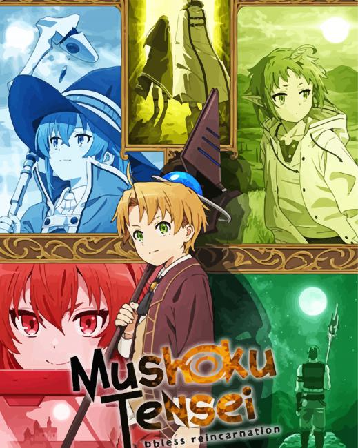 Mushoku Tensei Anime Poster Diamond Paintings