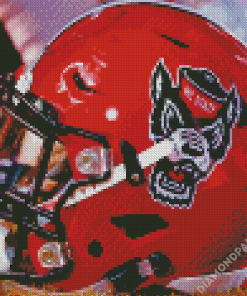 NC State Wolfpack Helmet Diamond Paintings