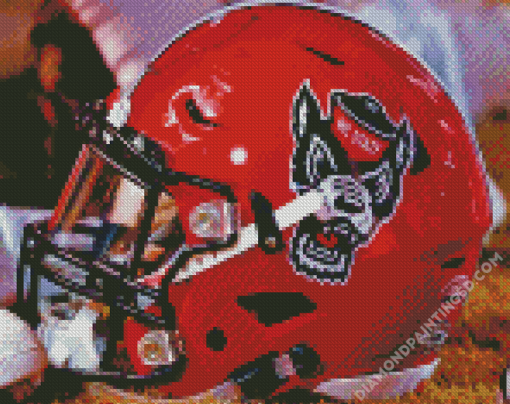 NC State Wolfpack Helmet Diamond Paintings