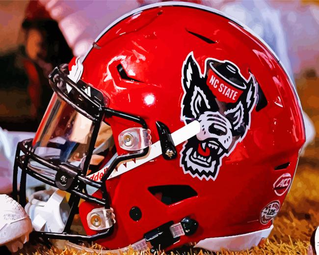 NC State Wolfpack Helmet Diamond Paintings